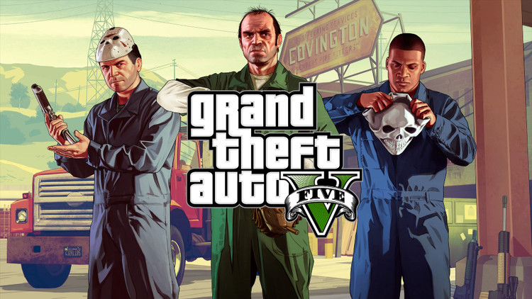 اکانت قانونی بازی GTA V پلی استیشن 4 و 5