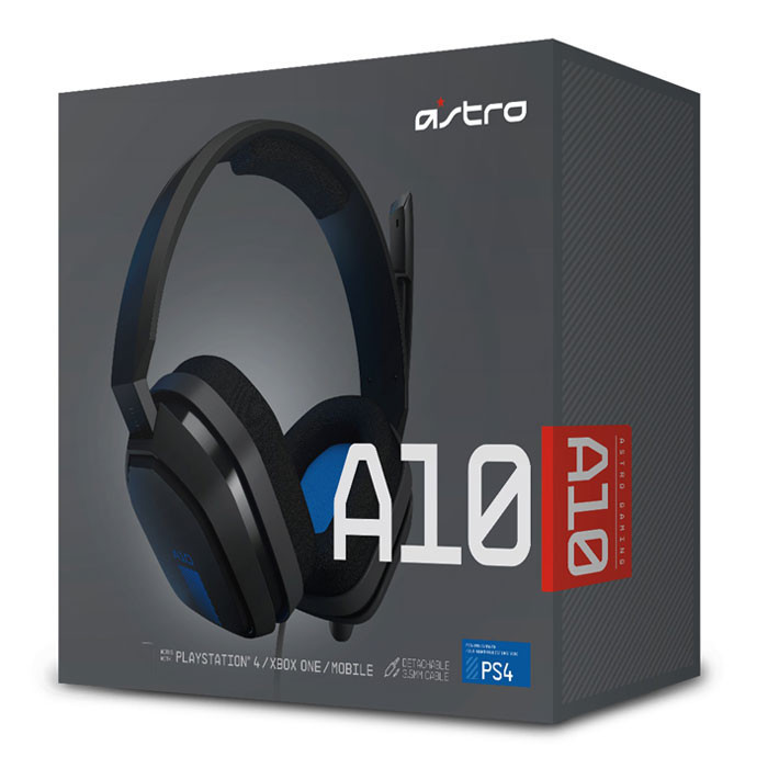 هدست گیمینگ رنگ آبی و سفید Astro A10