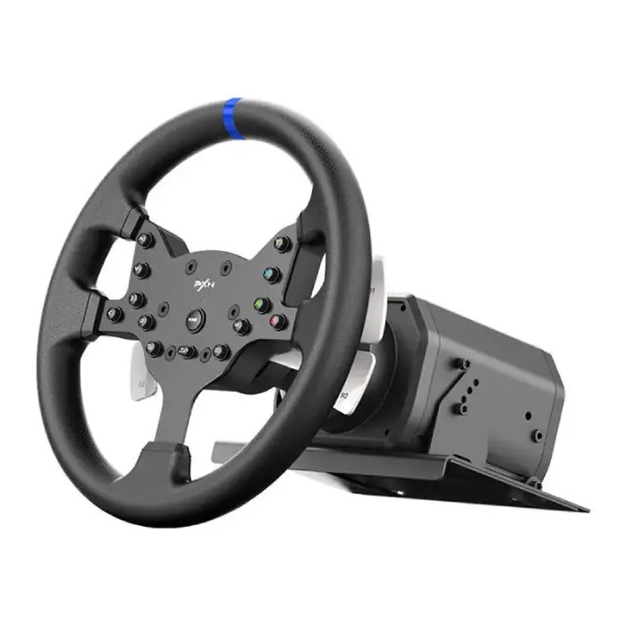 فرمان بازی PXN V9 همراه با دسته دنده (سازگار با PS4, PC, XBOX one, Series S/X)