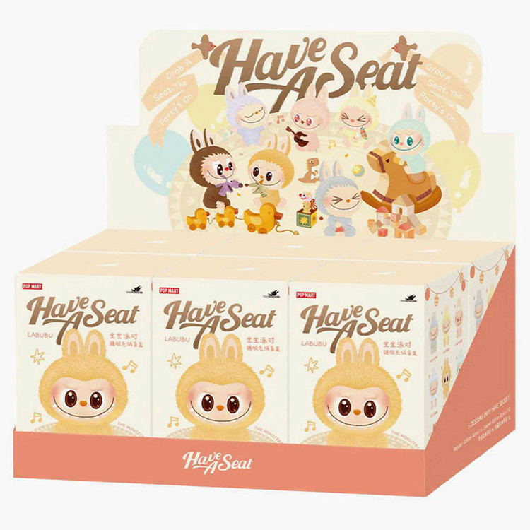عروسک لبوبو اورجینال مدل Haue A Seat POP MART